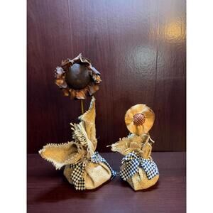 Cloth and Burlap Flowers